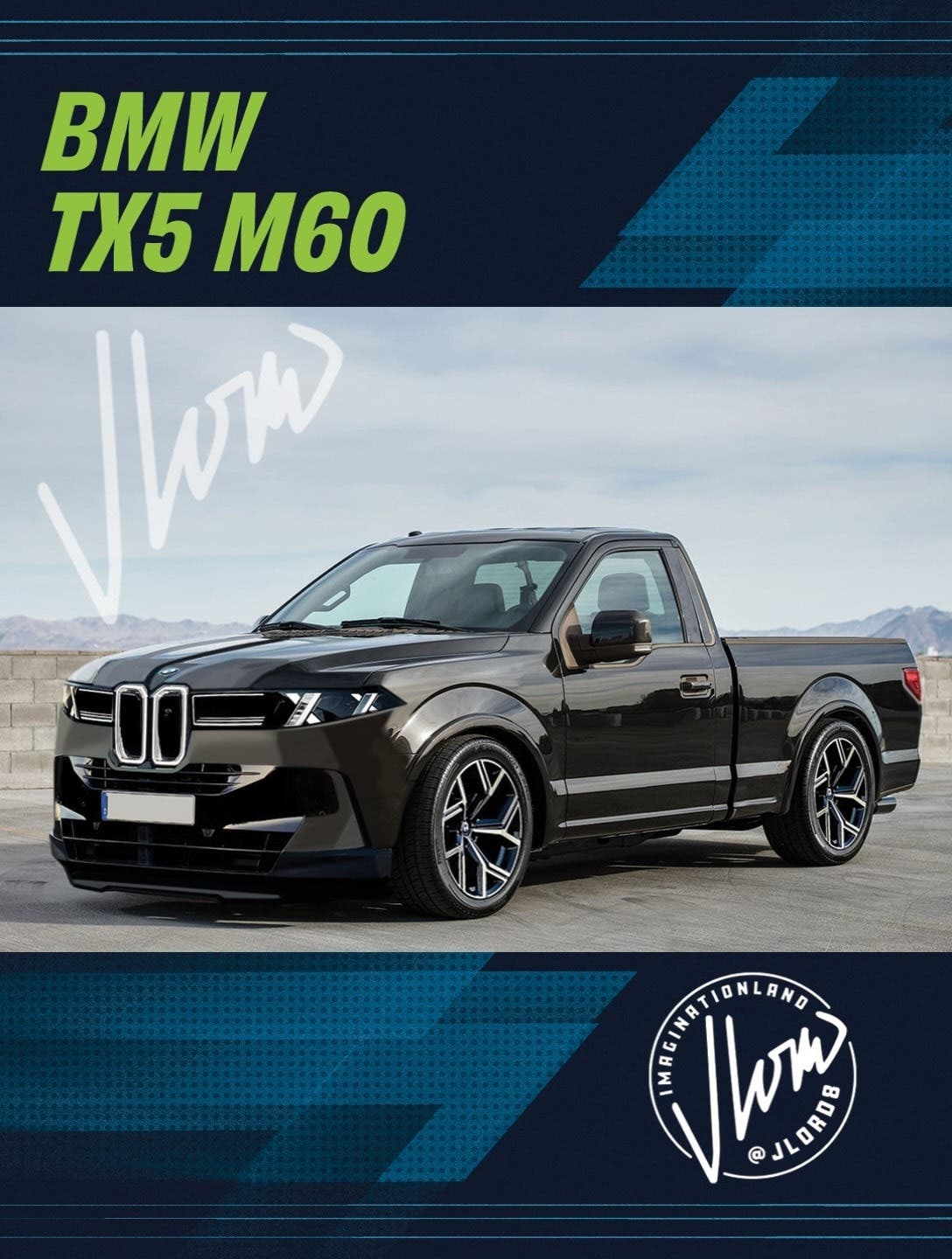 bmw pick up render