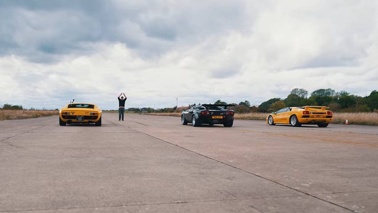 Drag race Lamborghini