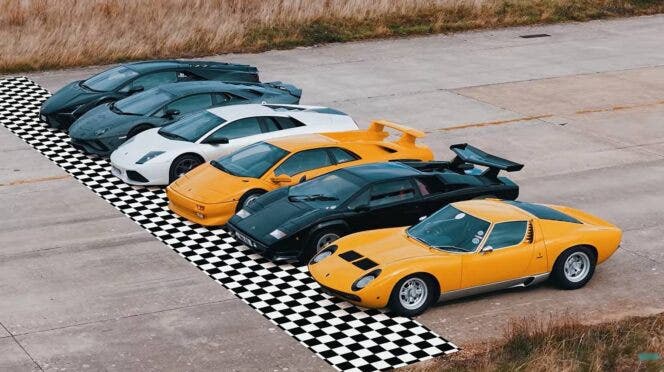 Drag race Lamborghini