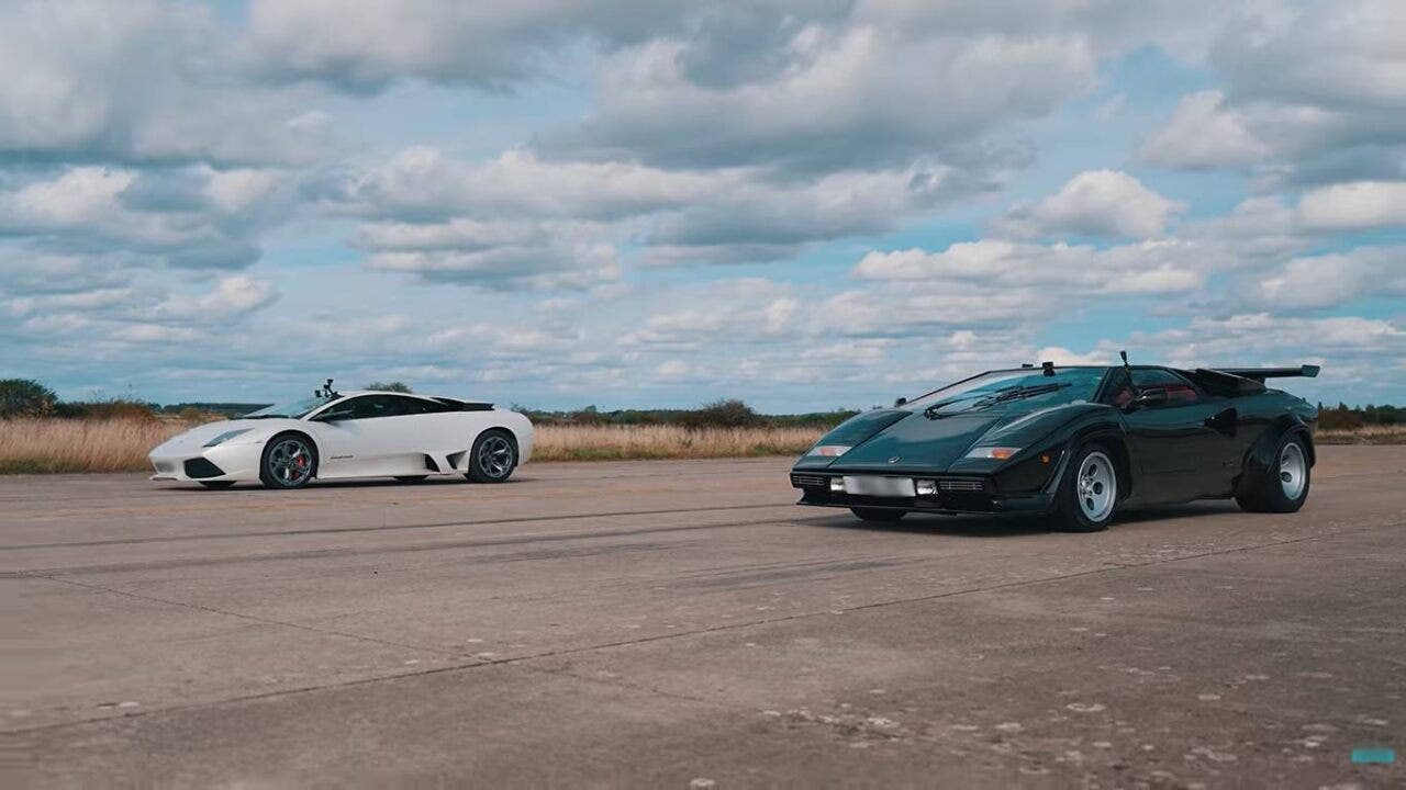 Drag race Lamborghini