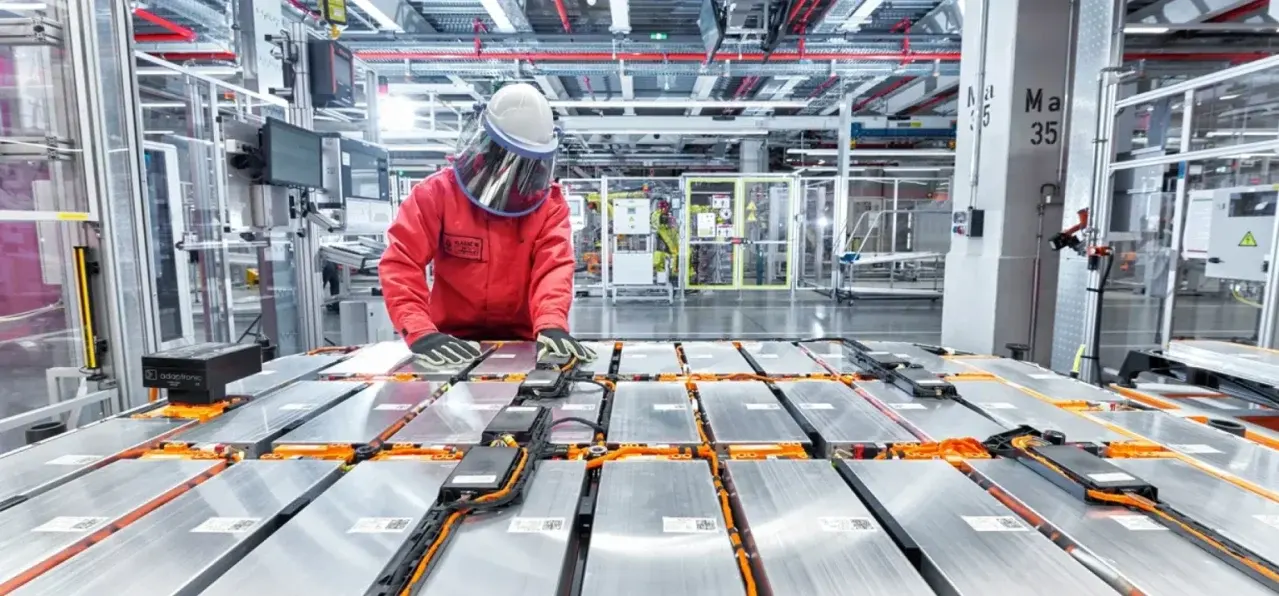 fabbrica, batterie per auto elettriche