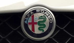 Autocollant Logo Alfa Romeo - Lettres Emblème Pour Giulia, Stelvio, 159, 147... - Noir, Haute Adhésion