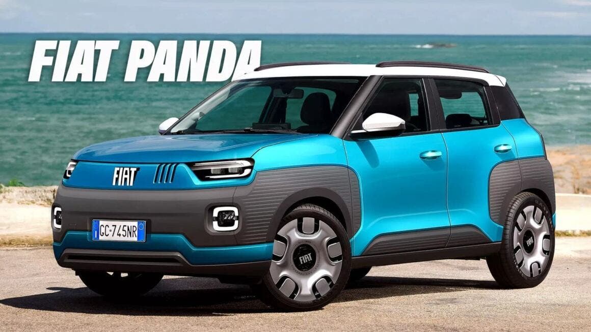 Fiat Panda 2024 render