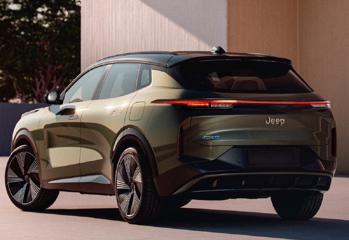 Jeep compass store electric car