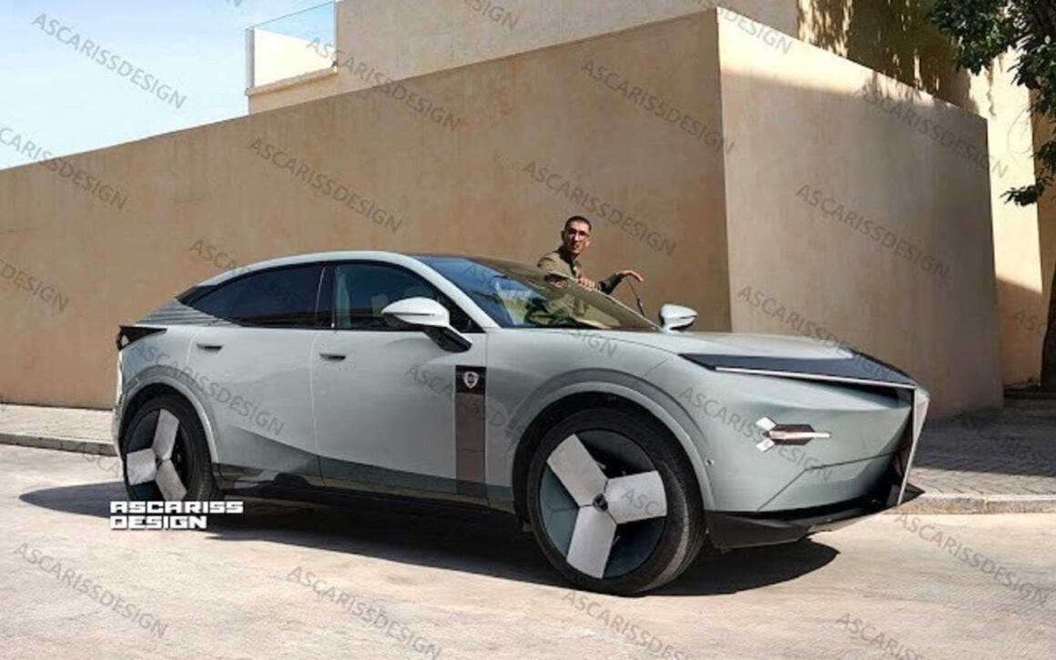 Lancia Gamma render
