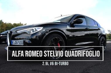 Alfa Romeo Stelvio vs Giulia Quadrifoglio drag race