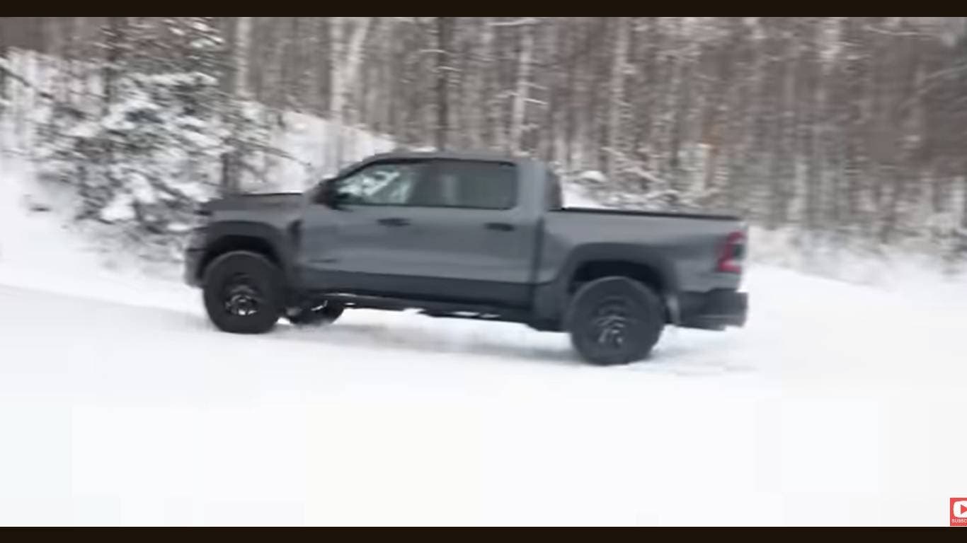 This RAM 1500 TRX challenges a snow-covered rally track - ClubAlfa Global
