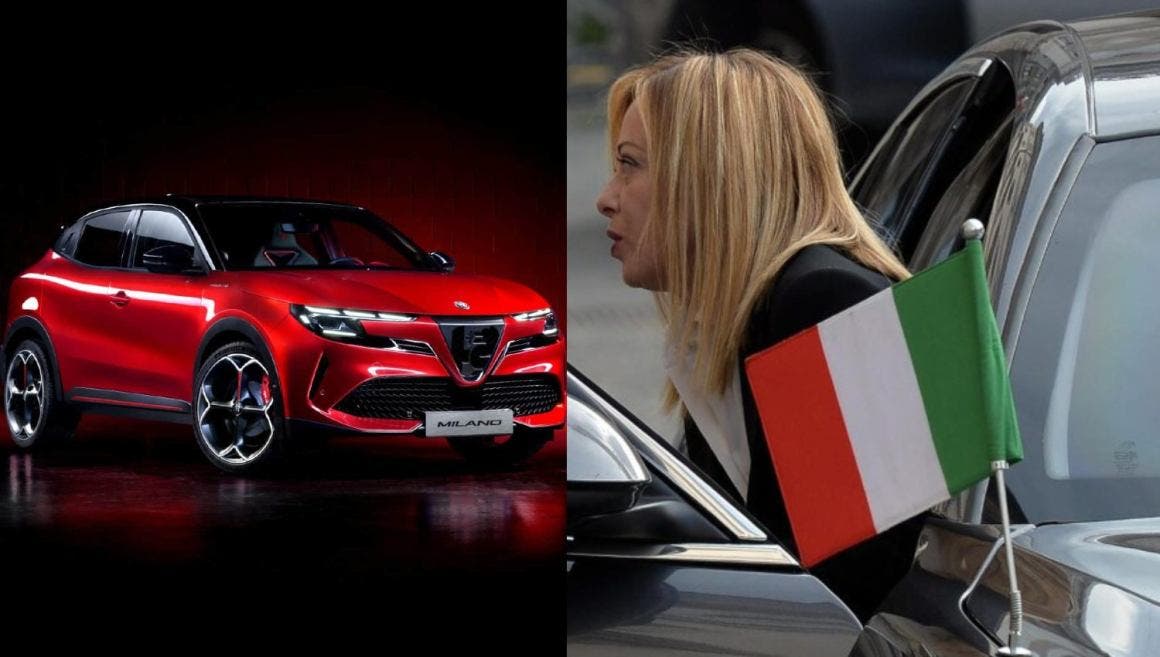 Giorgia Meloni and Alfa Romeo