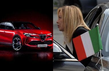 Giorgia Meloni and Alfa Romeo
