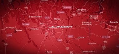 Alfa Romeo Junior Milan map