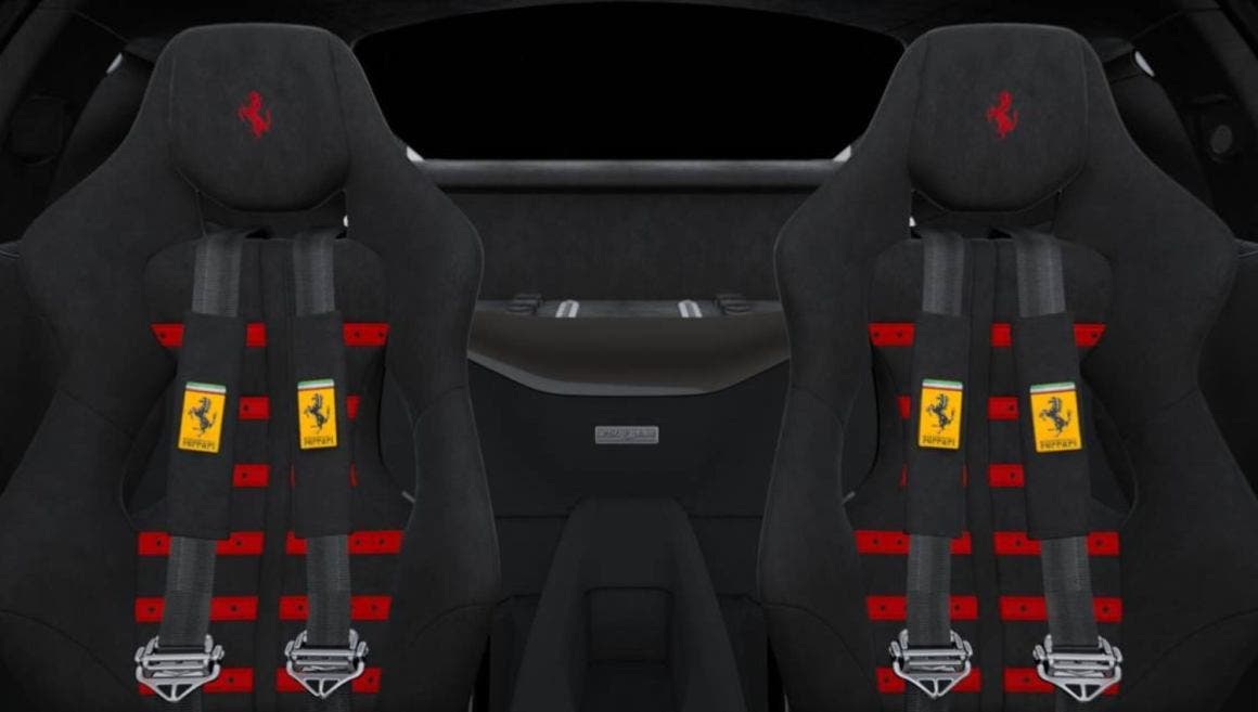 Ferrari's safety belts