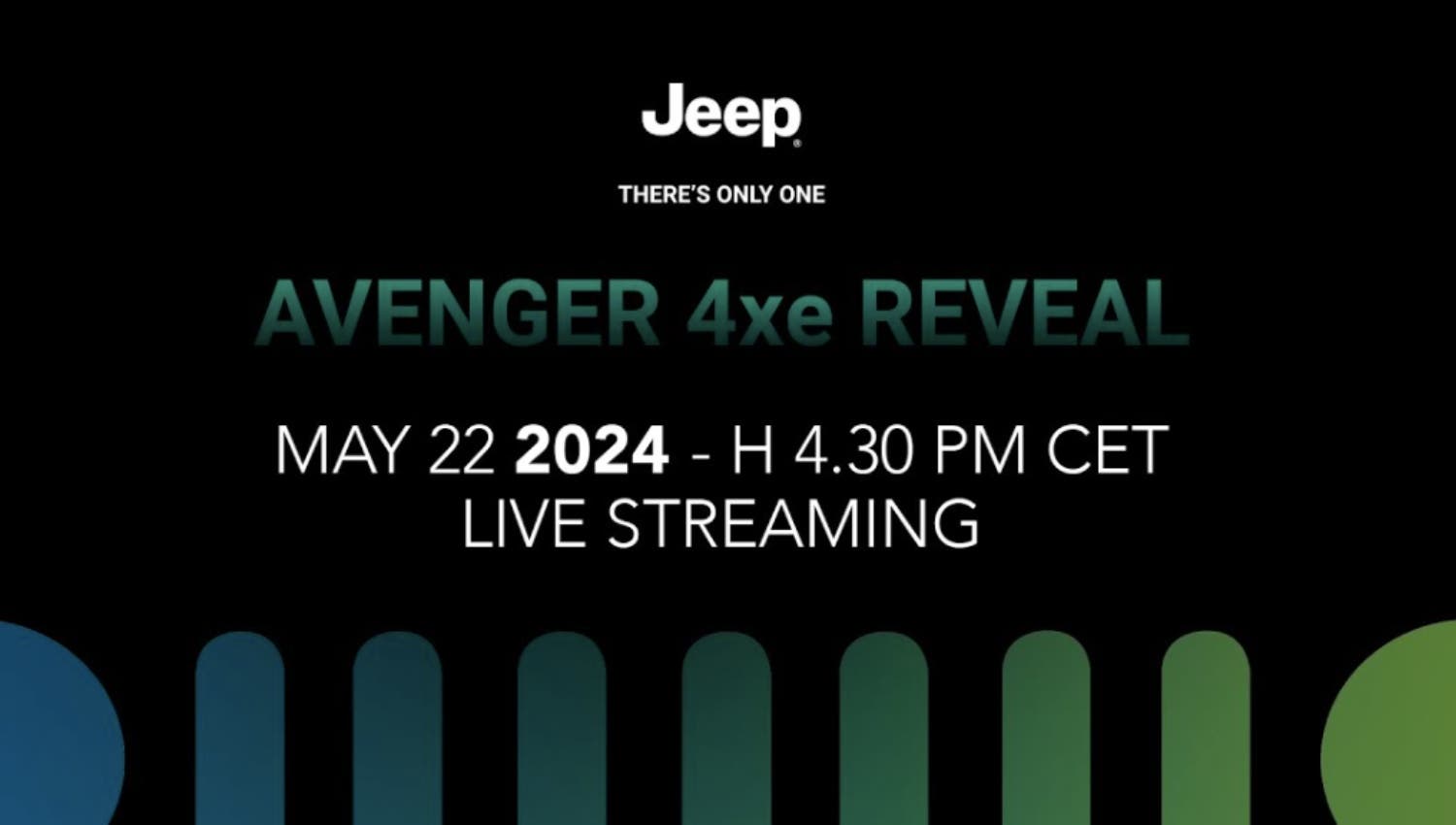 Jeep Avenger 4xe: it officially debuts on May 22 live streaming