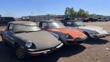 Alfa Romeo collection abandoned in Detroit