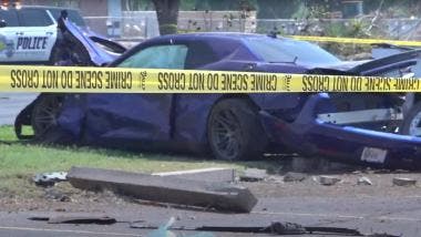 Dodge Challenger Crash