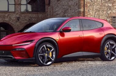 Ferrari EV render Kolesa