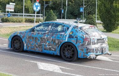 Ferrari EV spy photo