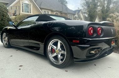 Ferrari 360 Spider at auction