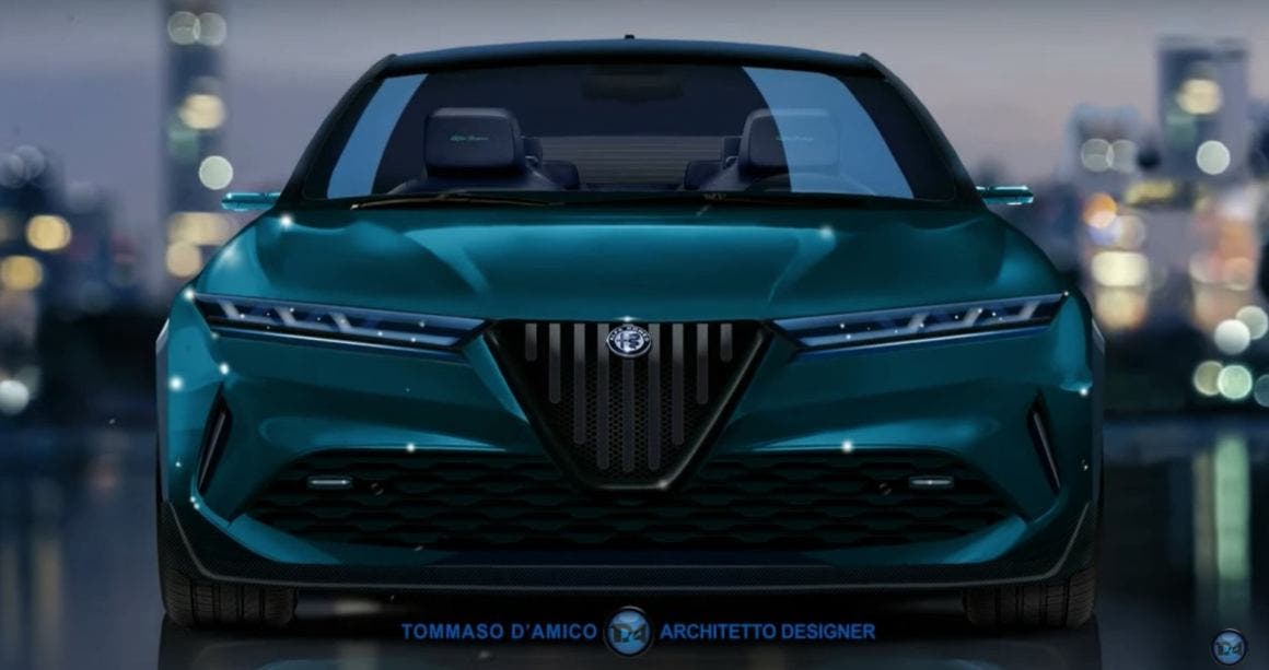 New Giulia render by D'Amico designer