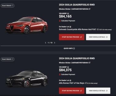 Alfa-Romeo-Giulia-Quadrifoglio US discount