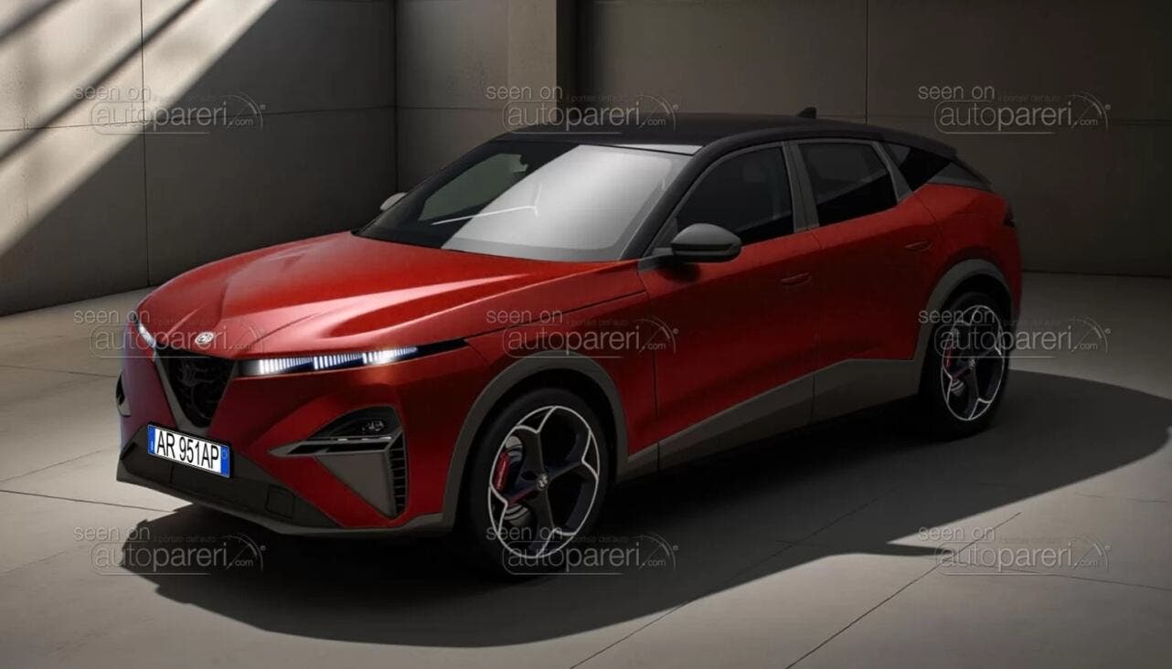 Alfa Romeo Stelvio 2025 render patent