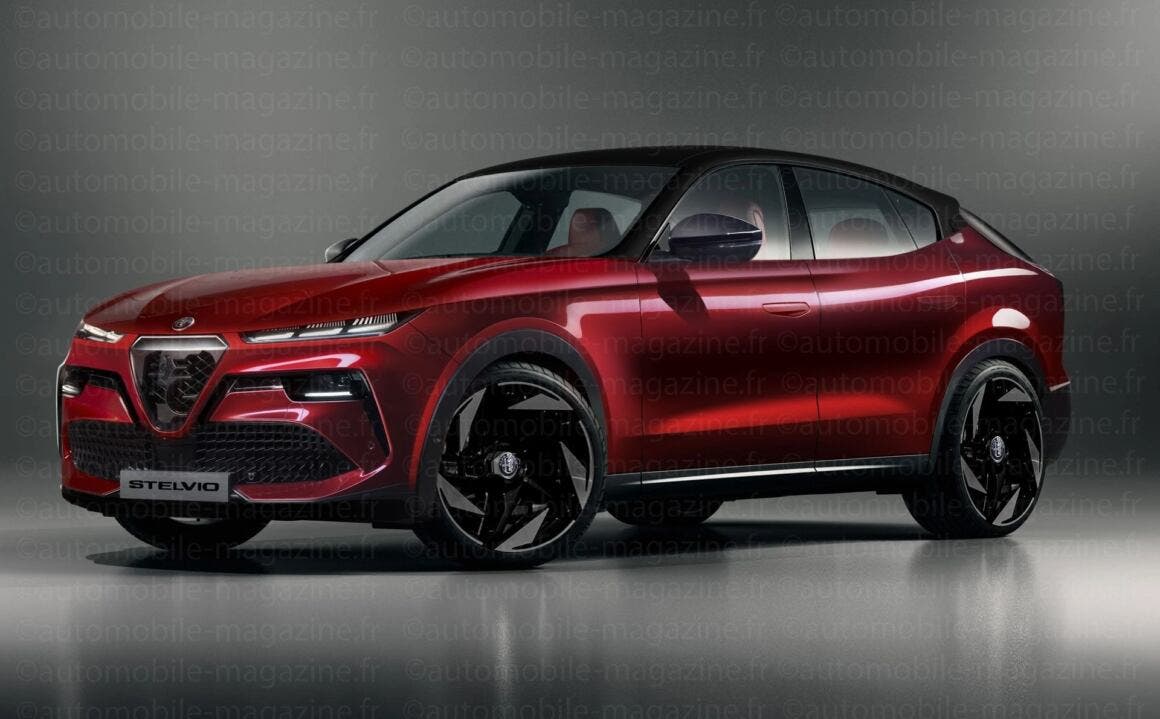 Alfa Romeo Stelvio render 2025