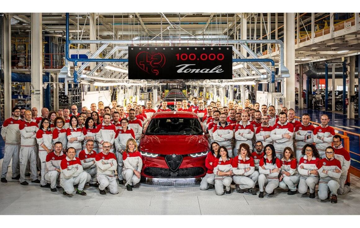Alfa Romeo Tonale: 100,000 units produced in Pomigliano