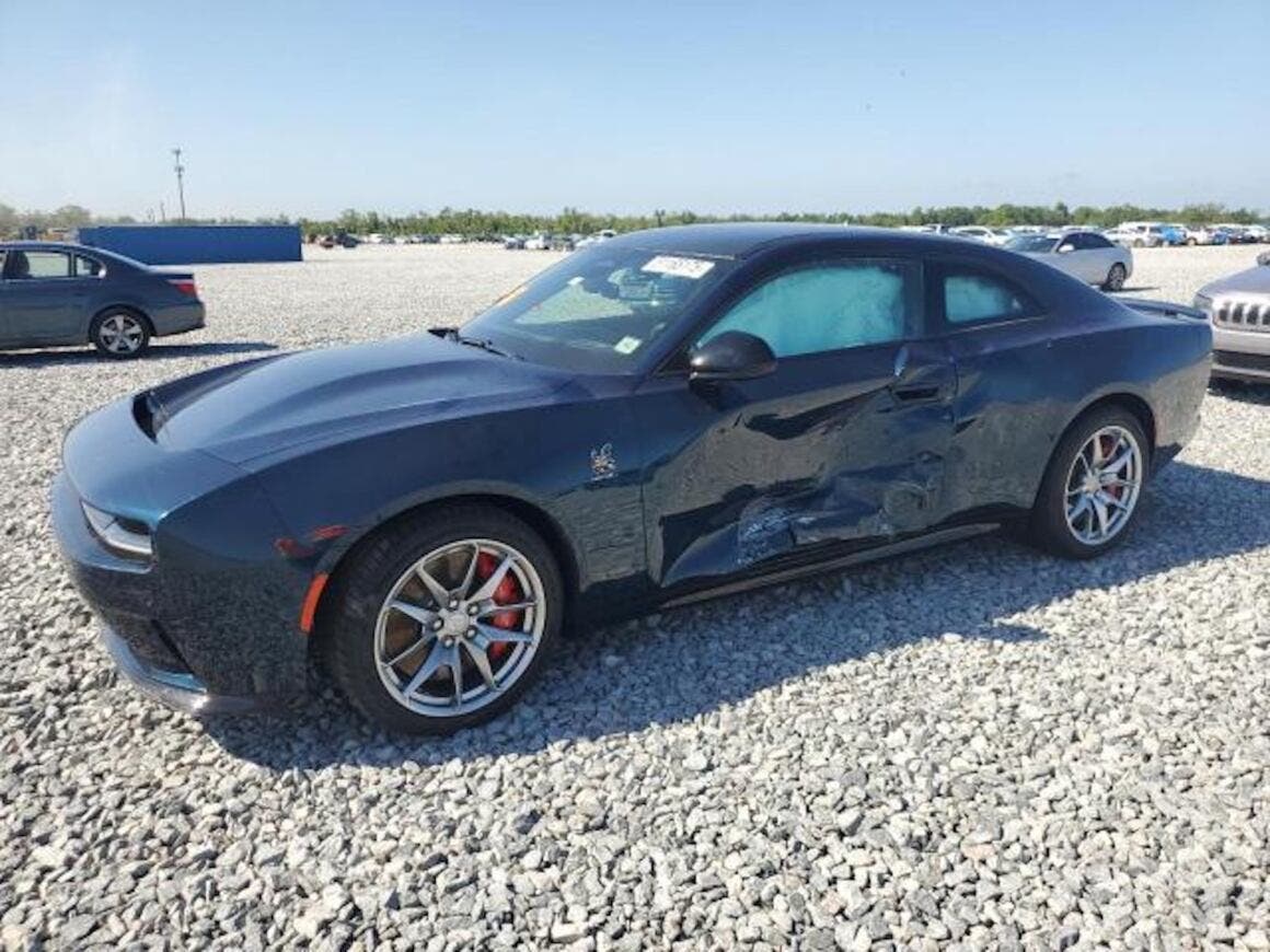 Dodge Charger Daytona crashed