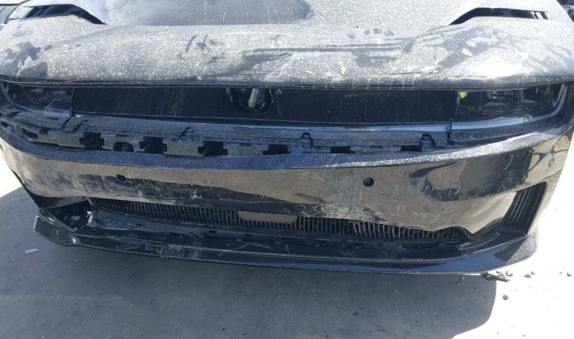 Dodge Charger Daytona crashed auction