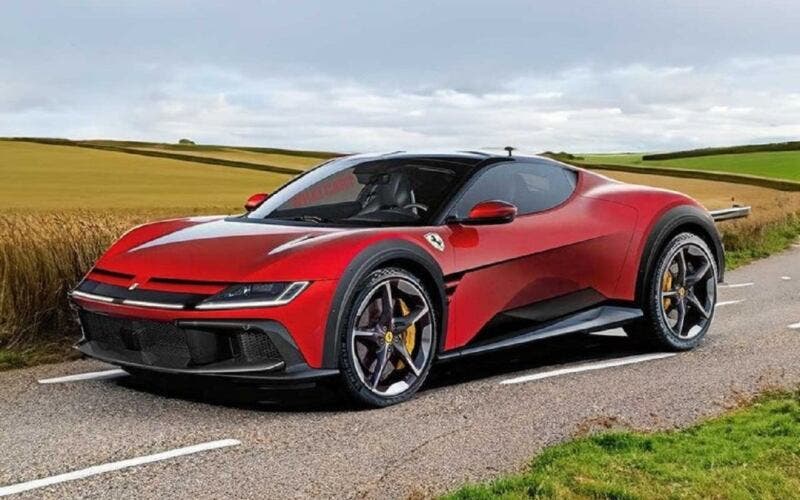 Ferrari EV render
