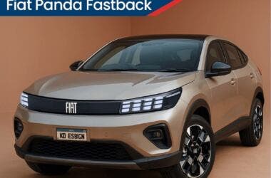 Fiat Panda Fastback render