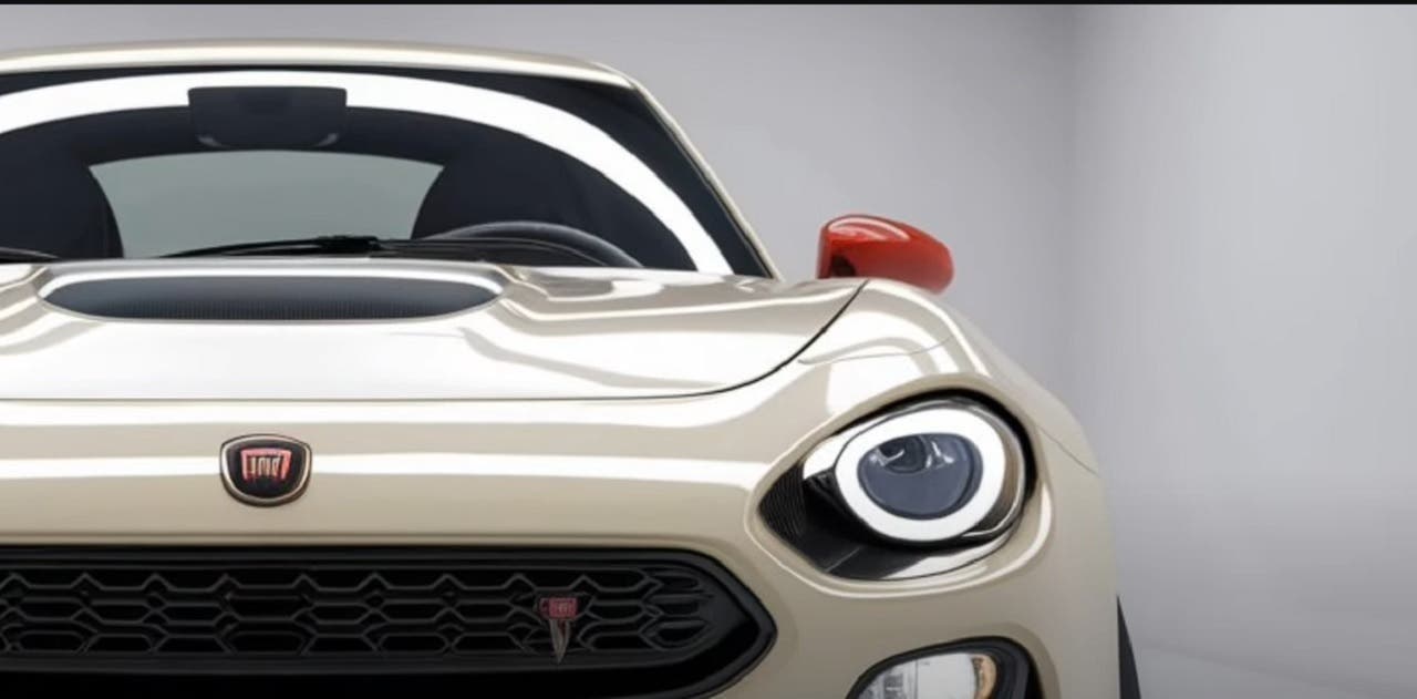 Abarth 595 render