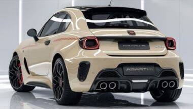Abarth 595 render