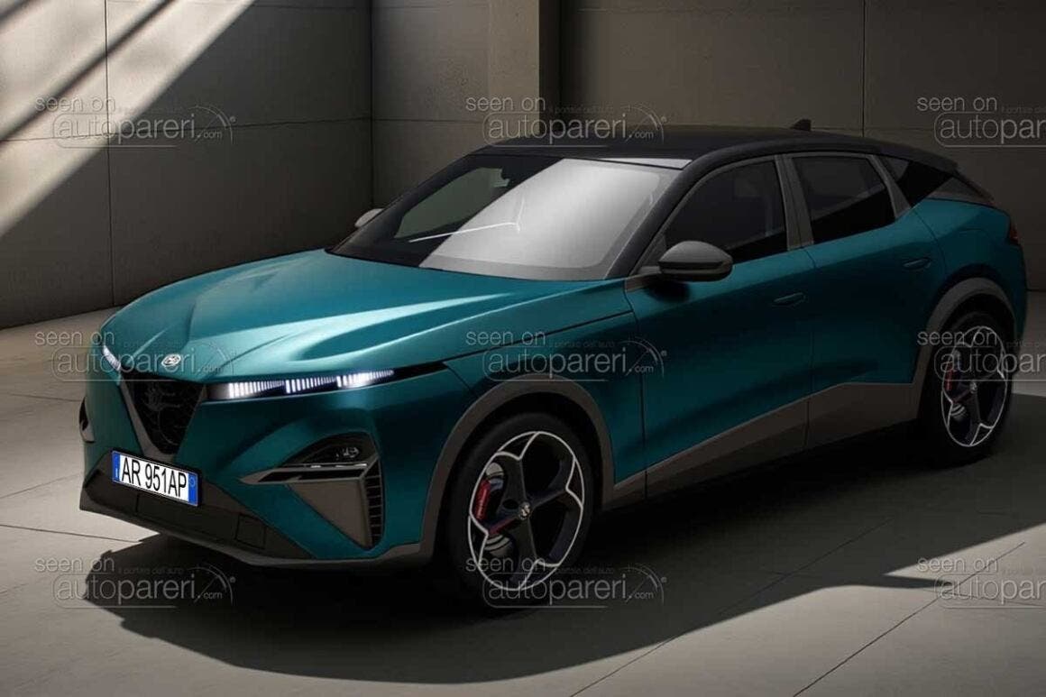 Alfa Romeo Stelvio 2025 render patent