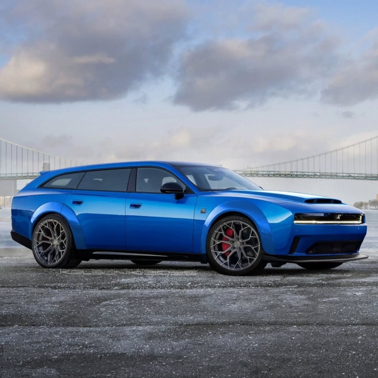 Dodge Charger Wagon render