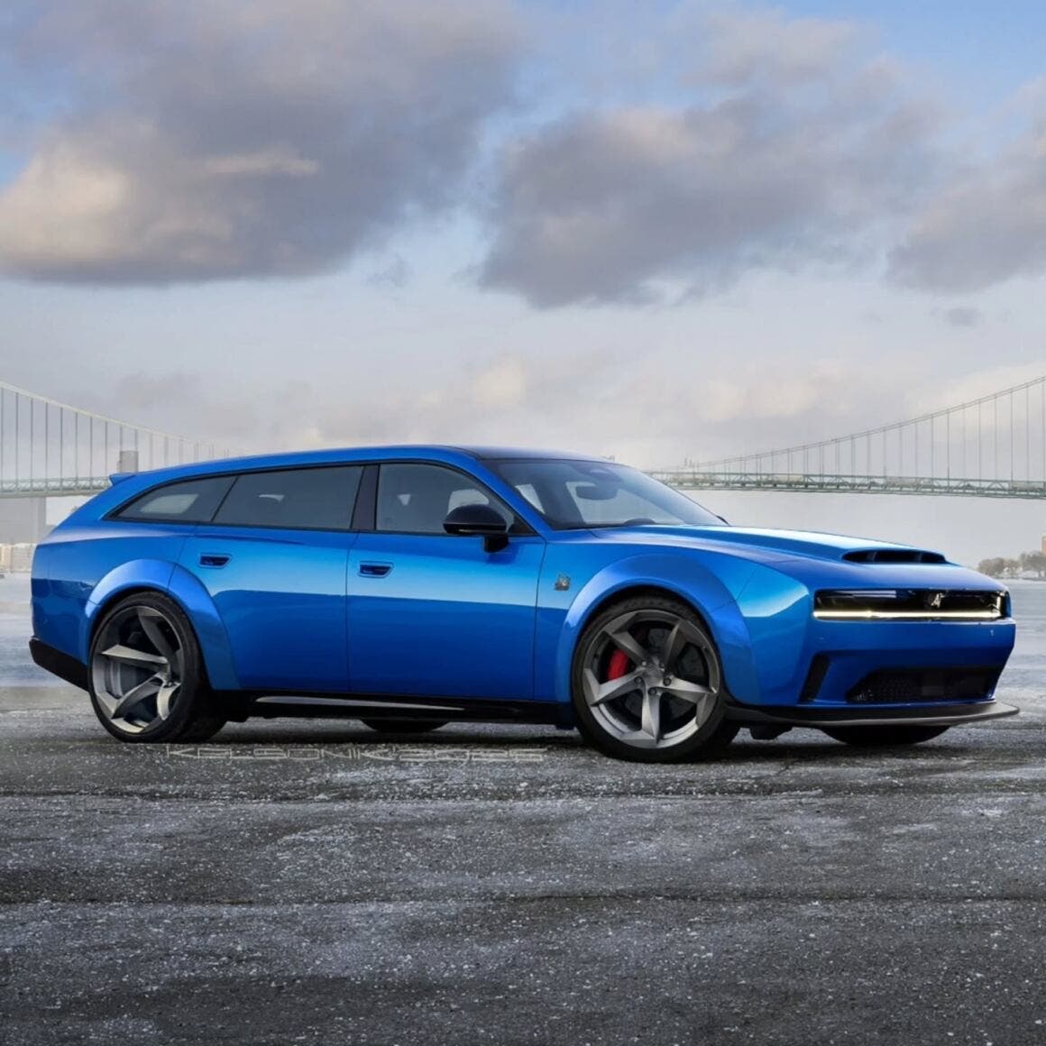 Dodge Charger Wagon render
