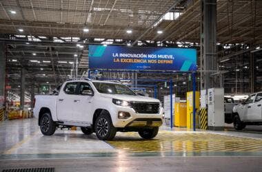 Fiat Titano pickup truck at its industrial park in Córdoba
