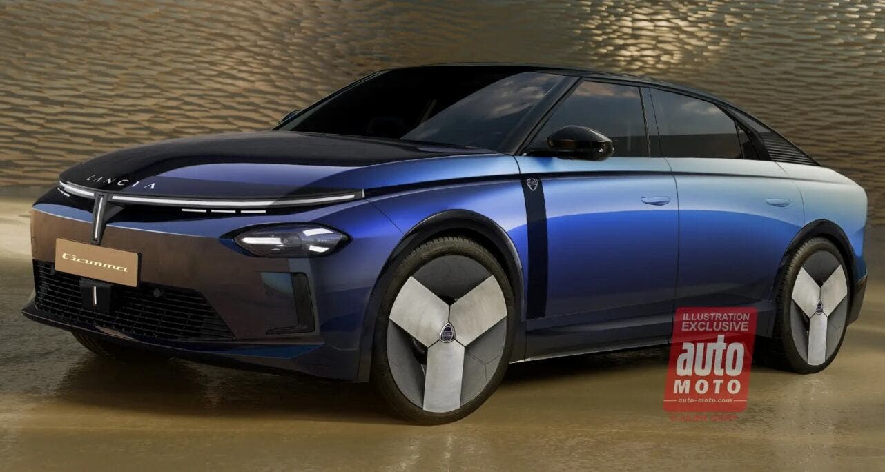 Lancia Gamma render