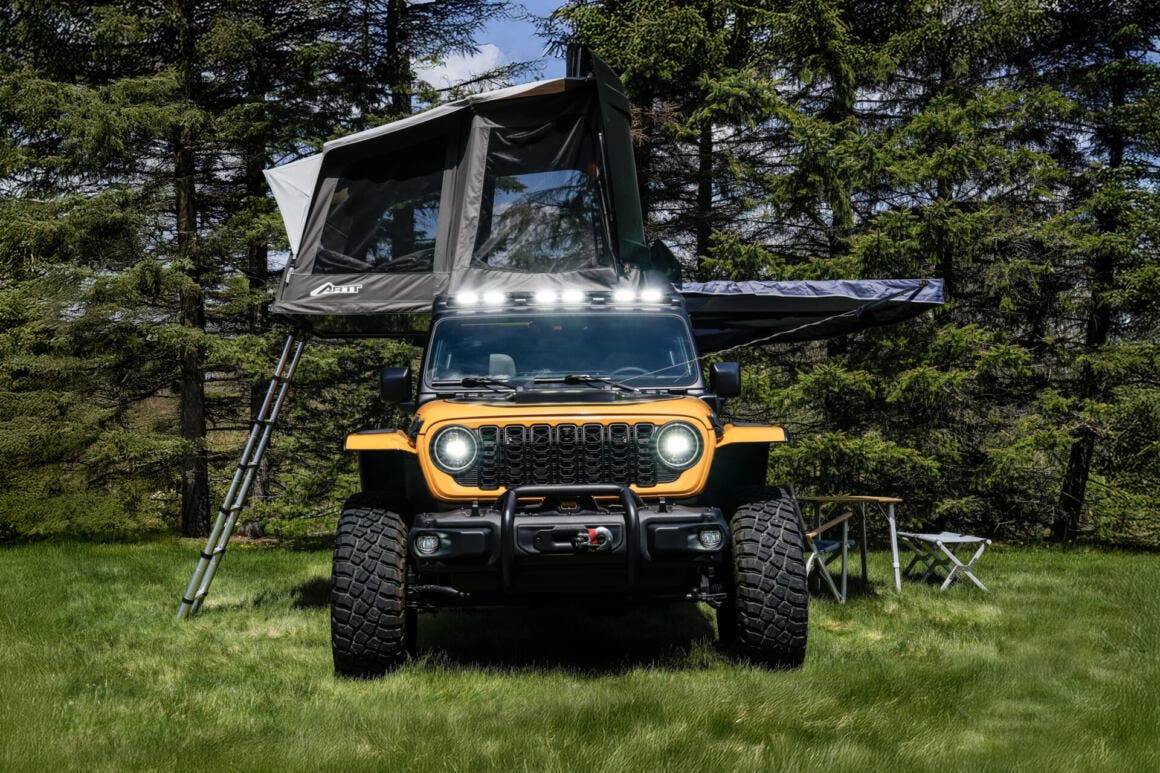 Jeep Performance Parts unveils rooftop tent concept for Jeep Wrangler