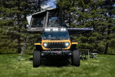 Jeep Performance Parts unveils rooftop tent concept for Jeep Wrangler