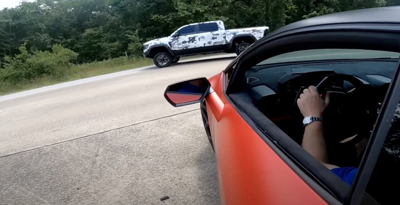 Ram 1500 TRX vs Lamborghini Huracan