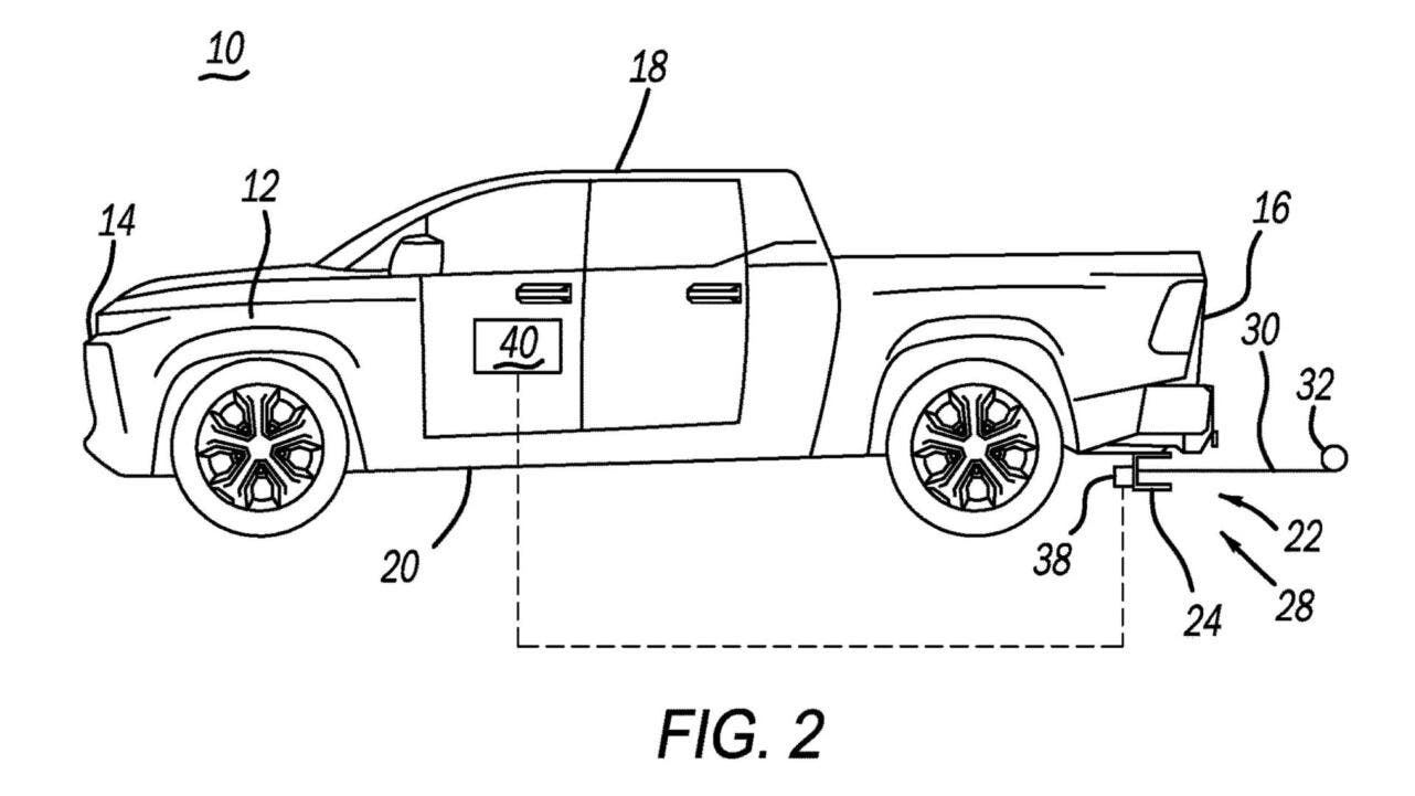 Stellantis Deployable Fabric Aero Diffuser Patent Drawing