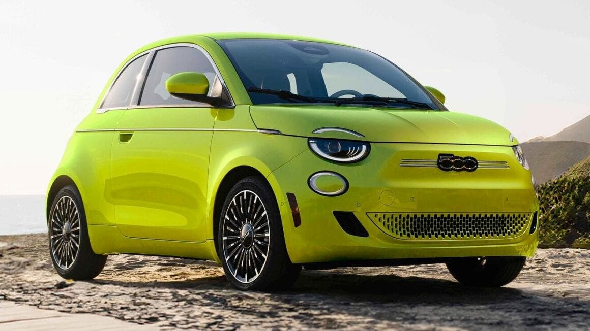 Fiat 500e Tennis Ball color