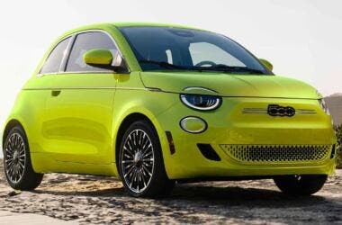Fiat 500e Tennis Ball color