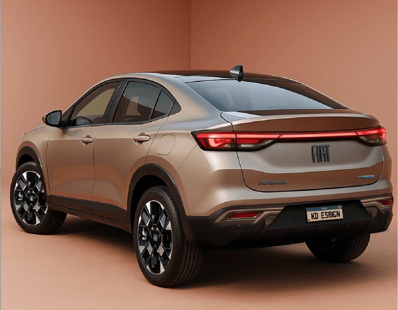 new Fiat Fastback render