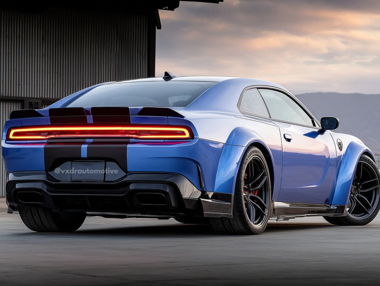 2026 Dodge Charger Sixpack SRT render