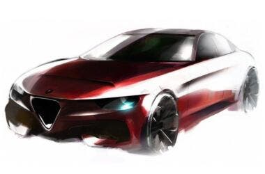 Alfa Romeo Giulia sketches