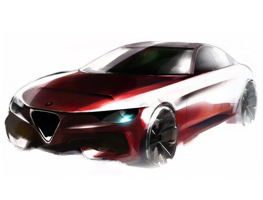 Alfa Romeo Giulia sketches
