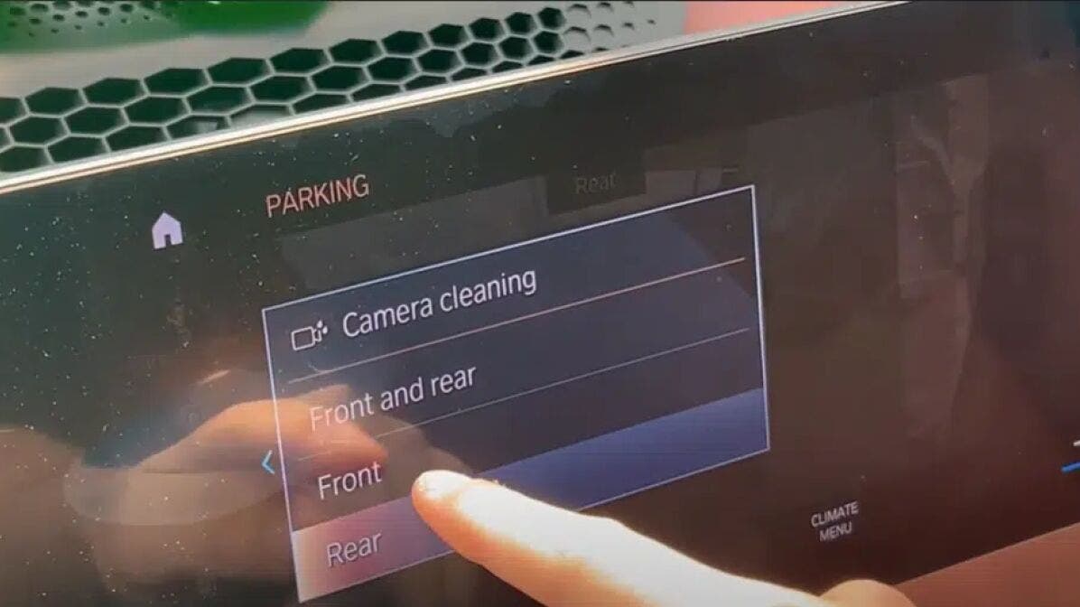 Camera Cleaning BMW