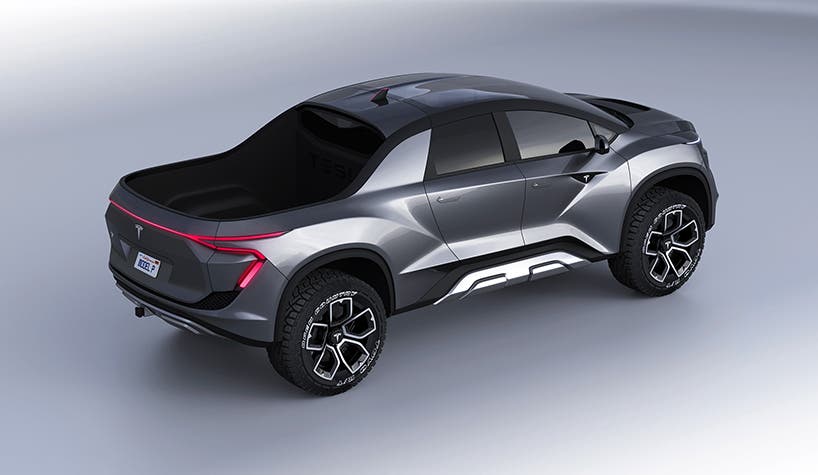 Emre Husmen, rendering tesla pickup