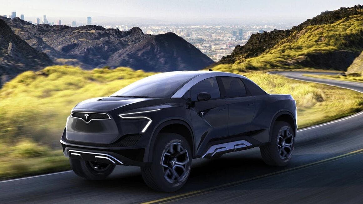 Emre Husmen, rendering tesla pickup